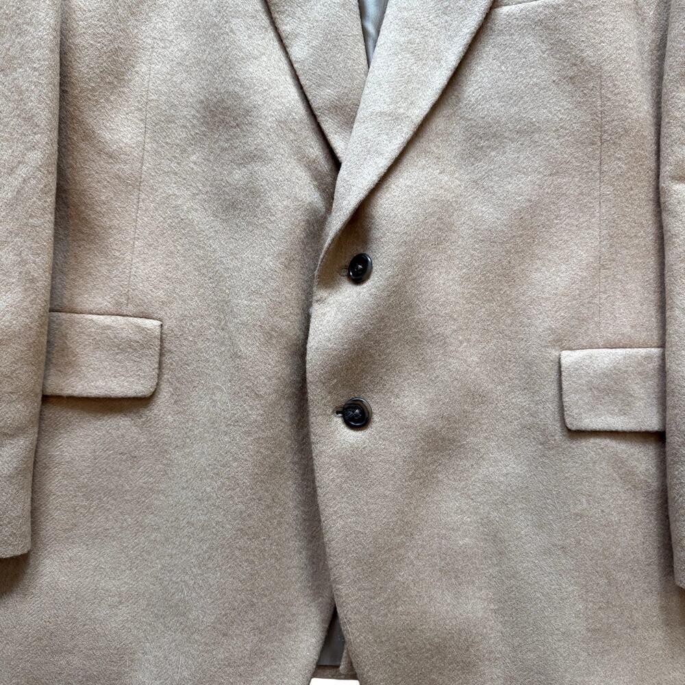 VTG 100% Camel Hair Men's Blazer Sports Coat Sz 48R Made in USA - Picture 4 of 11